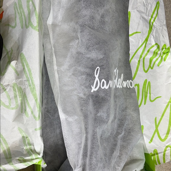 Sam Edelman Sylvia Boot in Black leather knee high heeled pointed toe - Picture 9 of 10